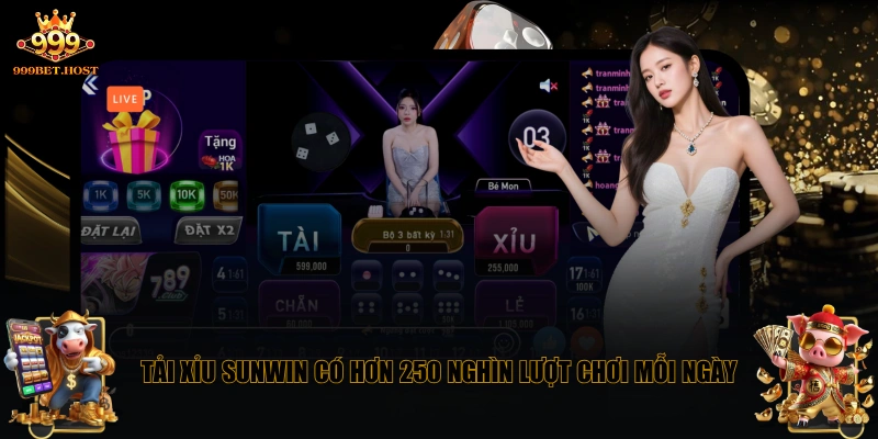 Tải Xỉu Sunwin có hơn 250 nghìn lượt chơi mỗi ngày